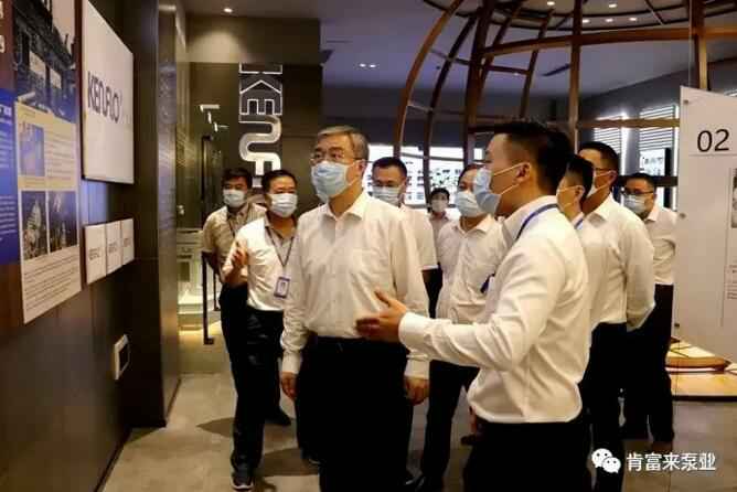 佛山市委书记鲁毅到青岛德宇现代物流服务有限公司调研